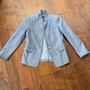 J Crew chambray Regent Blazer